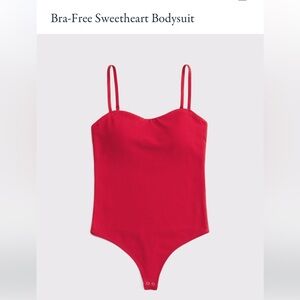 NWT Abercrombie & Fitch sweetheart bra-free bodysuit